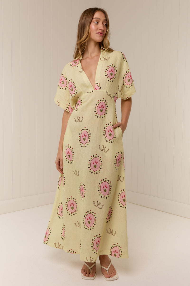 Jasmine Dress Savanna Tile