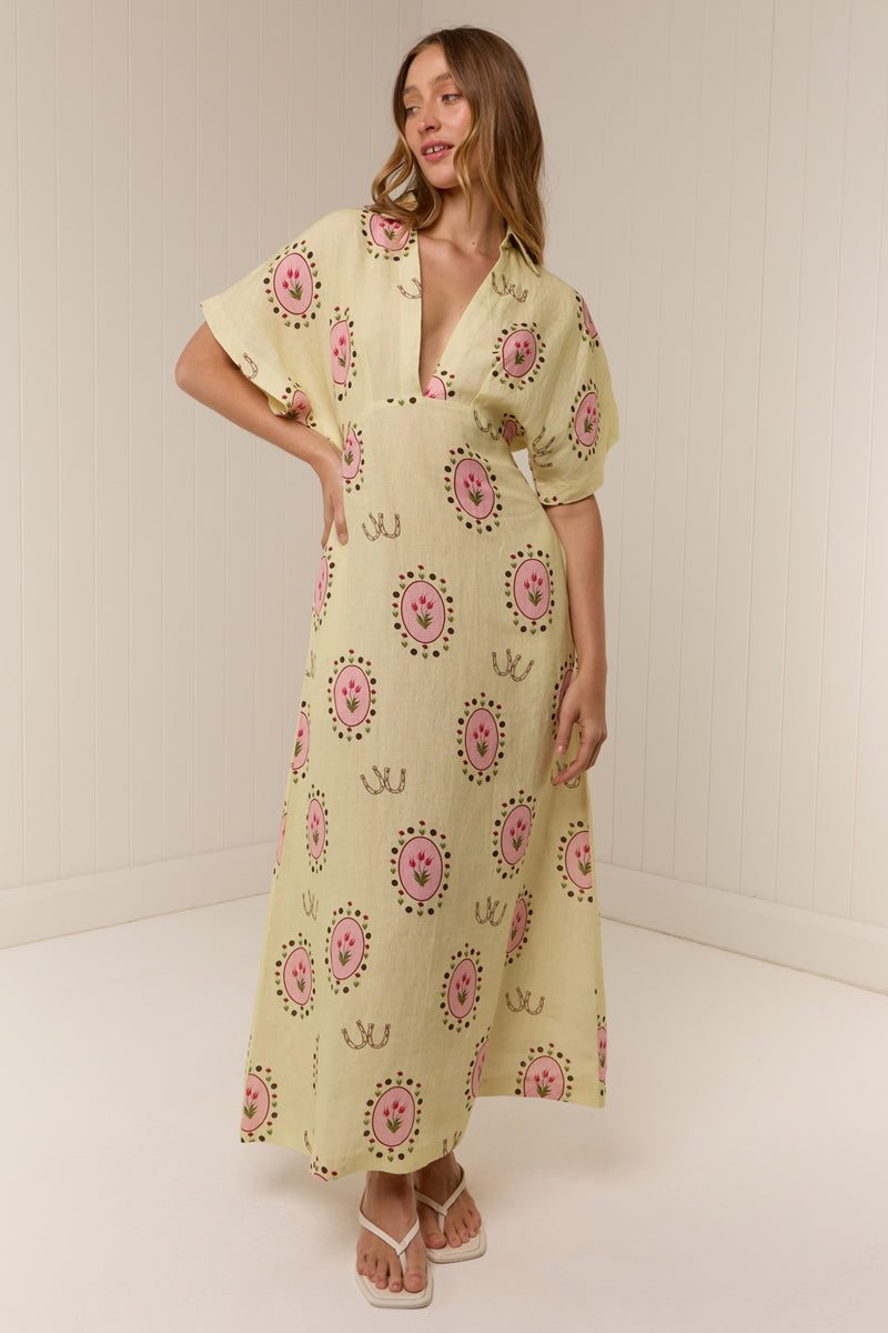 Jasmine Dress Savanna Tile