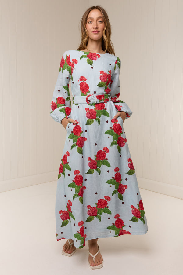 Melrose Dress Sky Garden