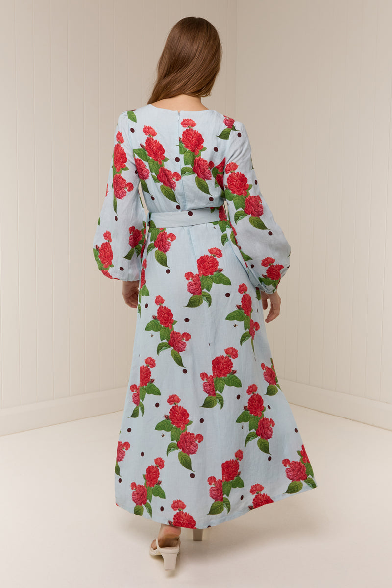 Melrose Dress Sky Garden