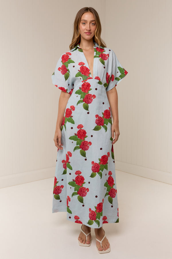Jasmine Dress Sky Garden