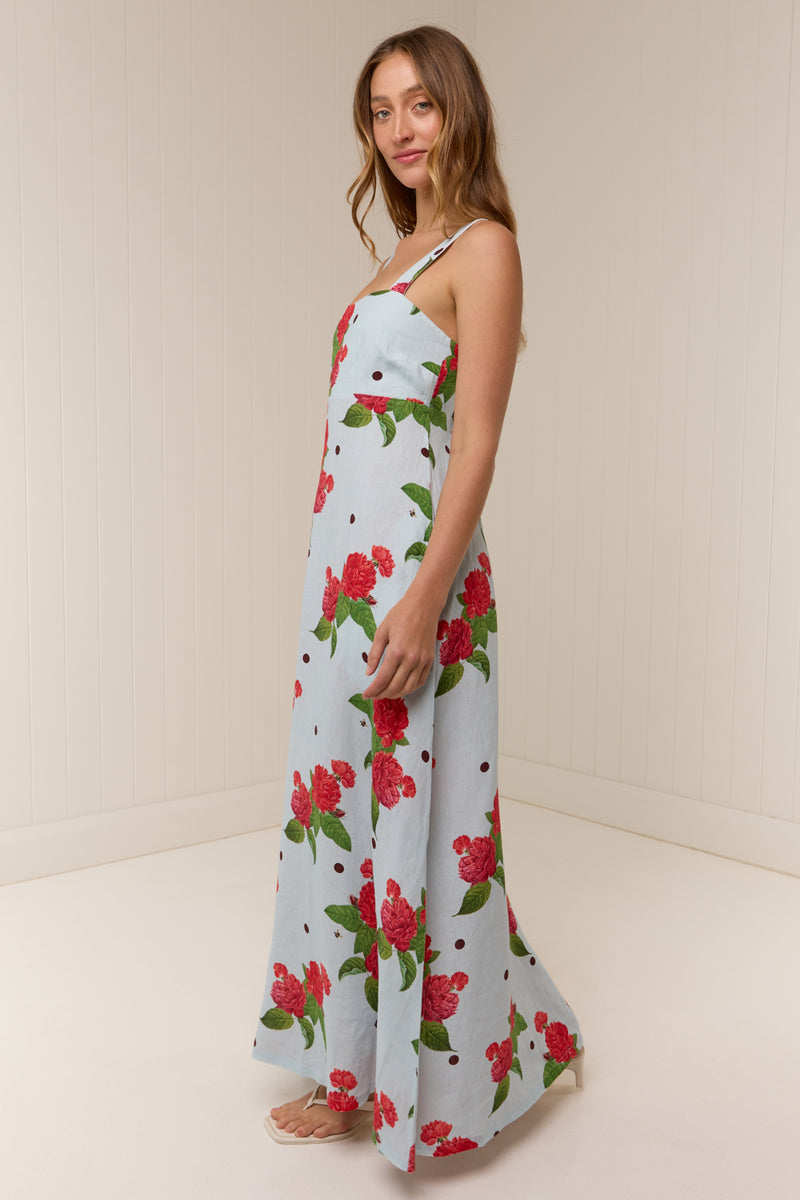 Belle Dress Sky Garden