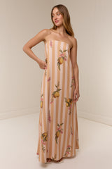 Alessia Dress Citrus Stripe