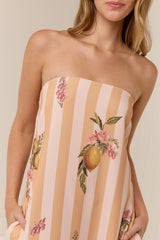 Alessia Dress Citrus Stripe