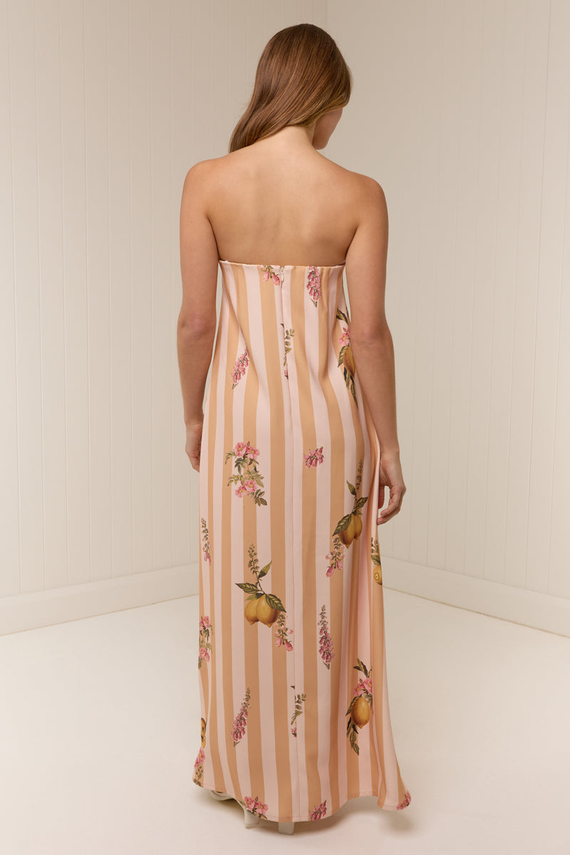 Alessia Dress Citrus Stripe