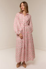 Mia Shirt Dress Luxembourg Tile