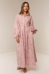 Mia Shirt Dress Luxembourg Tile