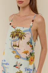 Heidi Dress Palm Paradise
