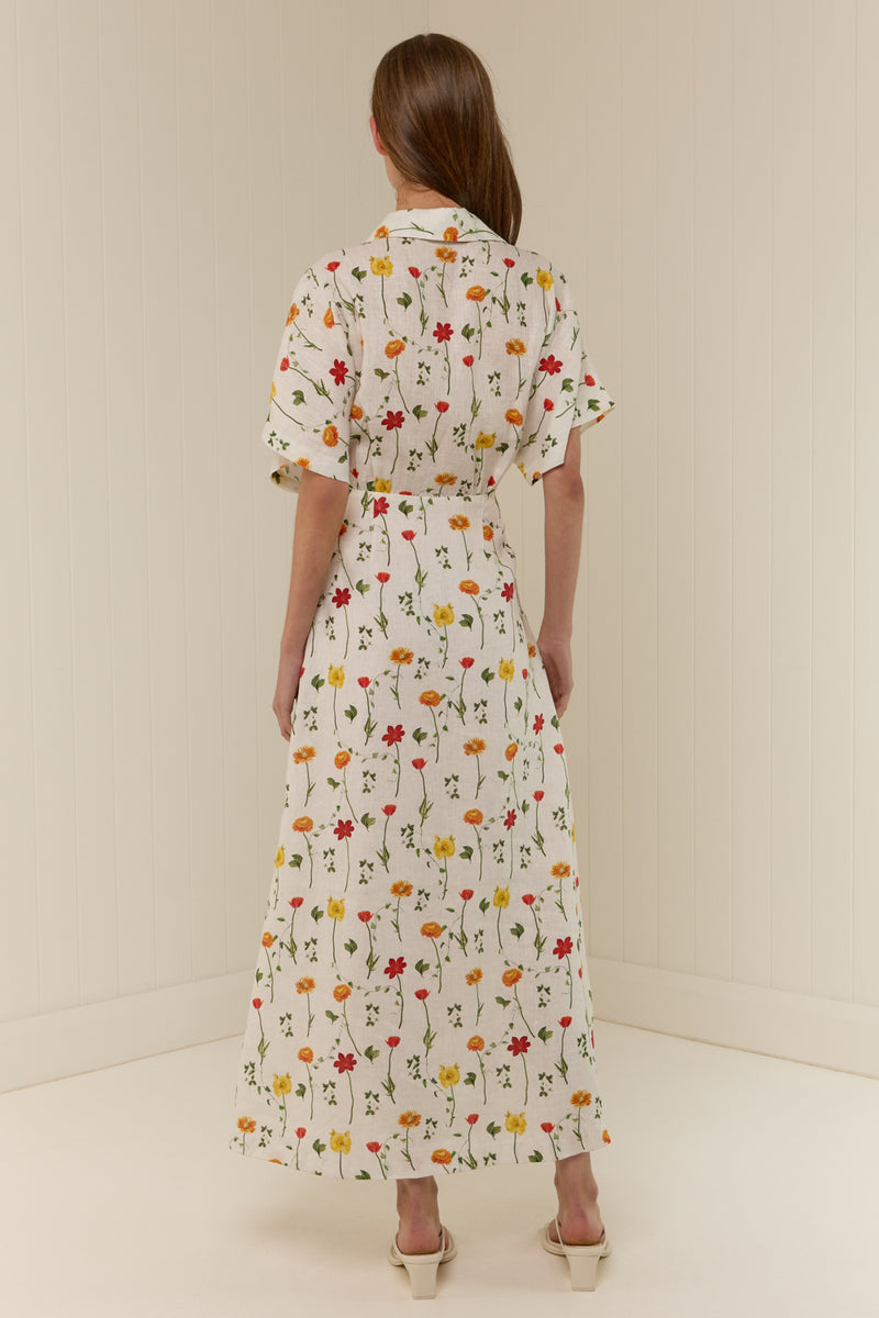 Jasmine Dress Garden Blooms