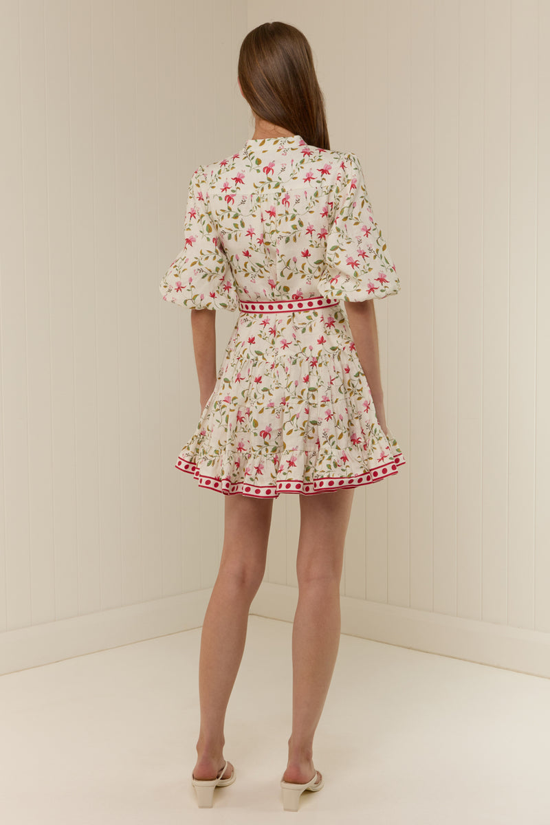 Ruba Mini Dress Pink Petals