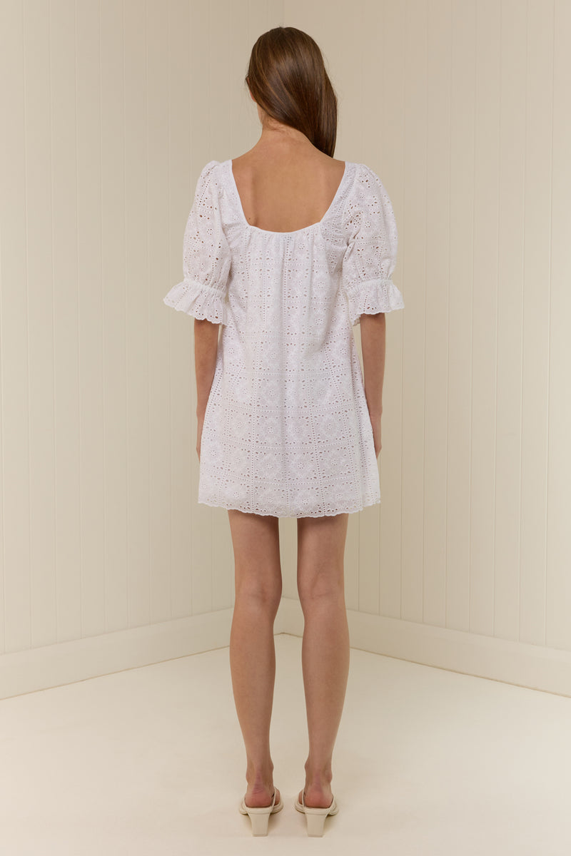 Cruise Mini Dress White