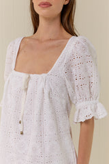 Cruise Mini Dress White