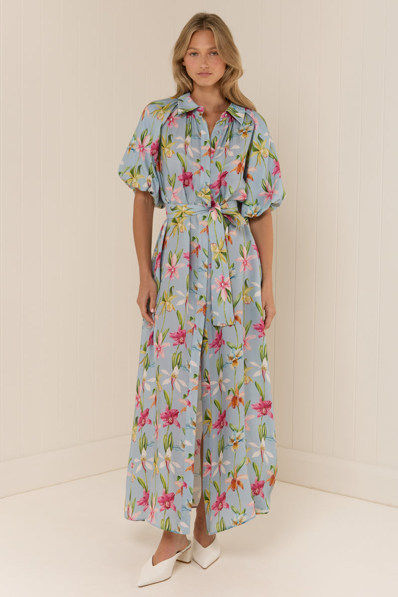 Carla Dress Colourful Orchid