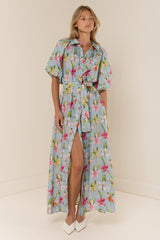 Carla Dress Colourful Orchid