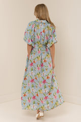 Carla Dress Colourful Orchid