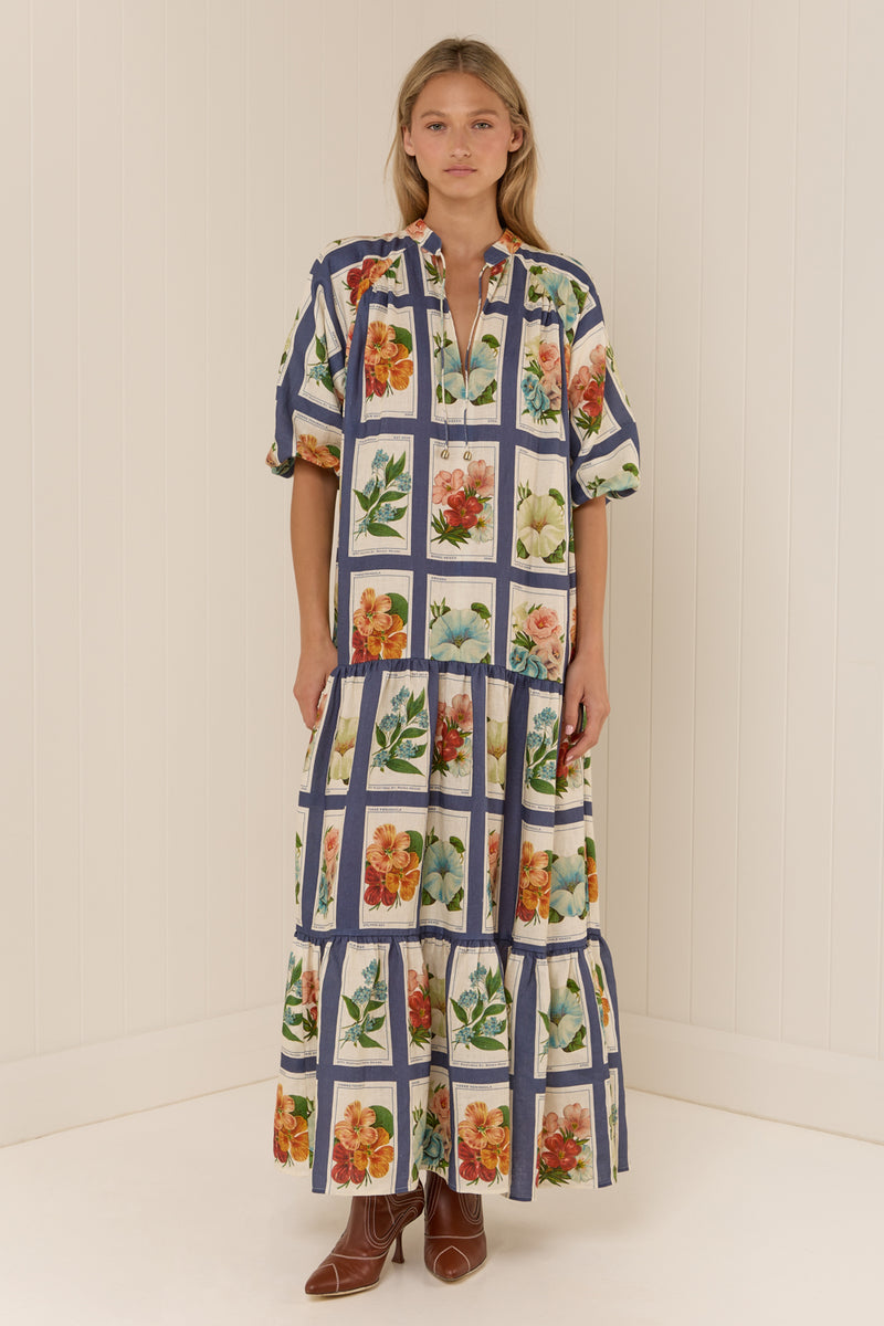 Dutton Dress Vintage Botanical