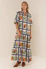 Dutton Dress Vintage Botanical