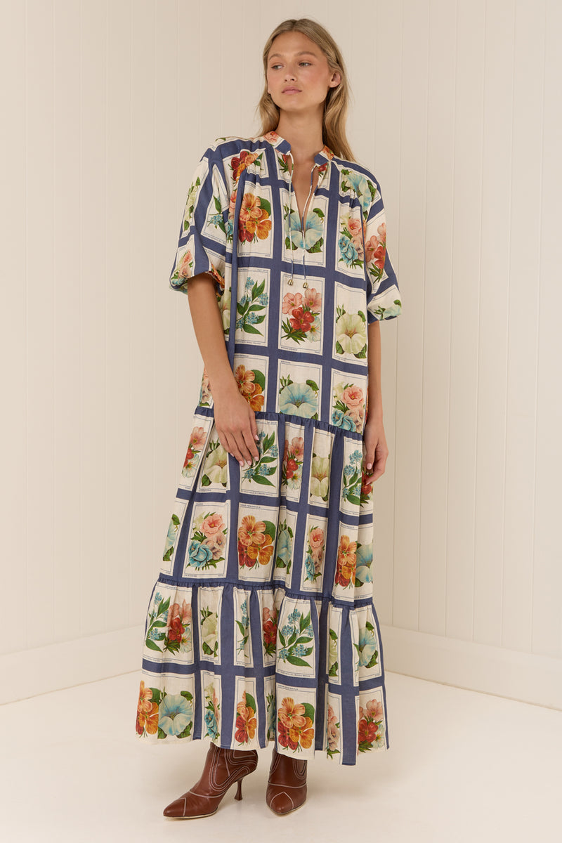 Dutton Dress Vintage Botanical