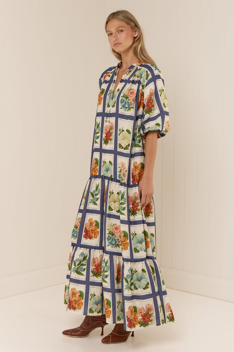 Dutton Dress Vintage Botanical