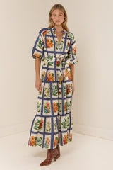 Dutton Dress Vintage Botanical