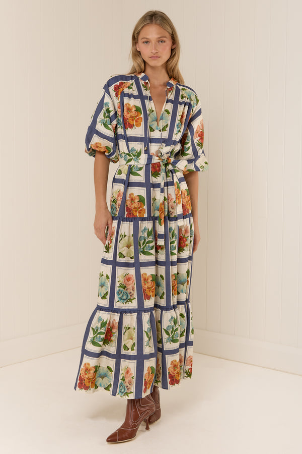 Dutton Dress Vintage Botanical