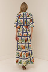 Dutton Dress Vintage Botanical