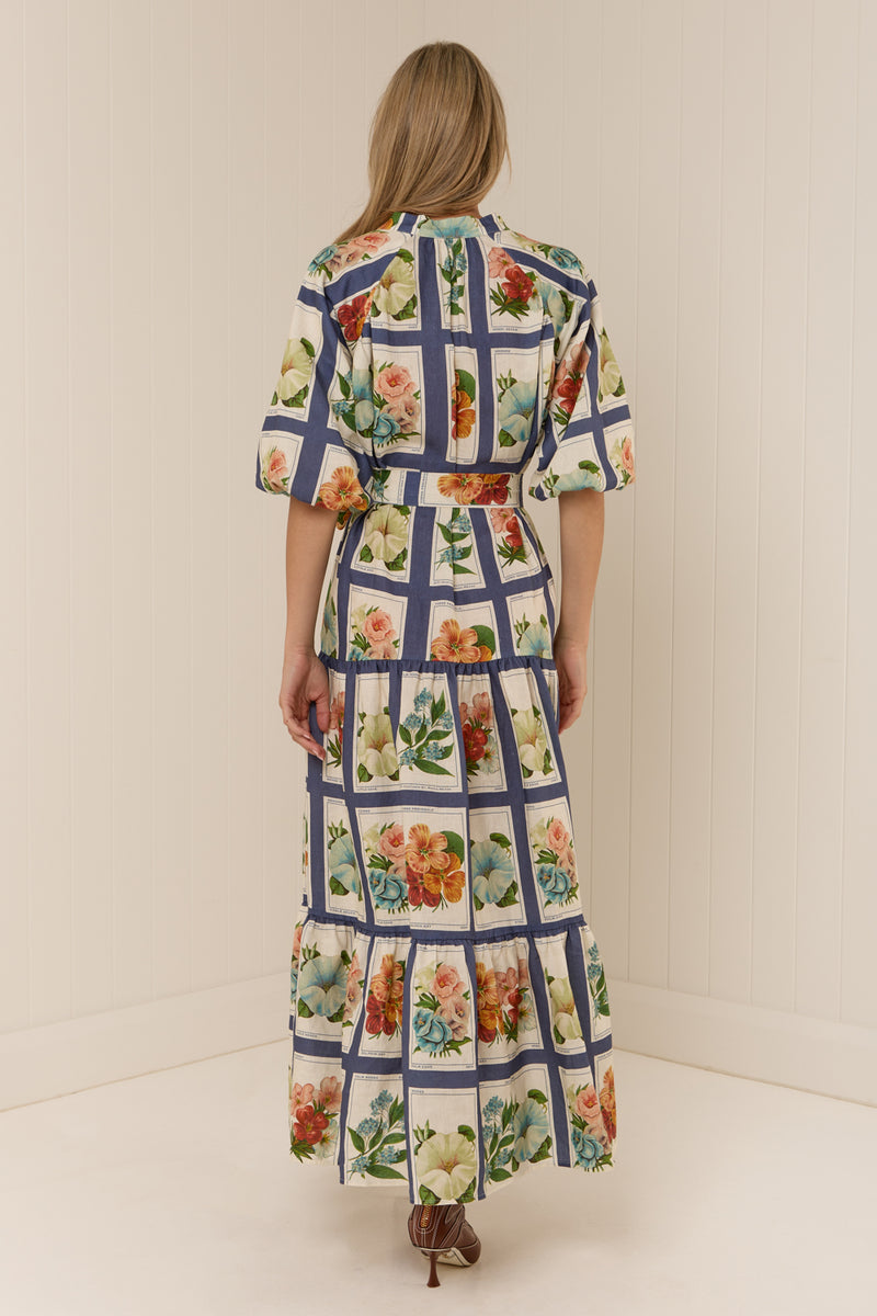 Dutton Dress Vintage Botanical