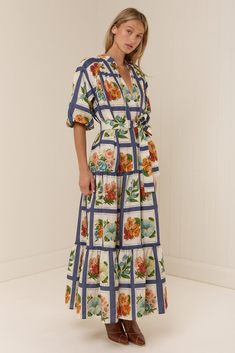 Dutton Dress Vintage Botanical