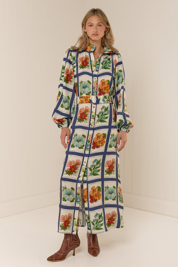 Tessie Dress Vintage Botanical