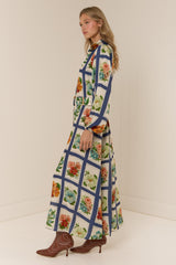 Tessie Dress Vintage Botanical