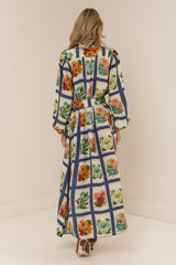 Tessie Dress Vintage Botanical
