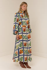 Tessie Dress Vintage Botanical
