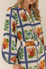 Tessie Dress Vintage Botanical