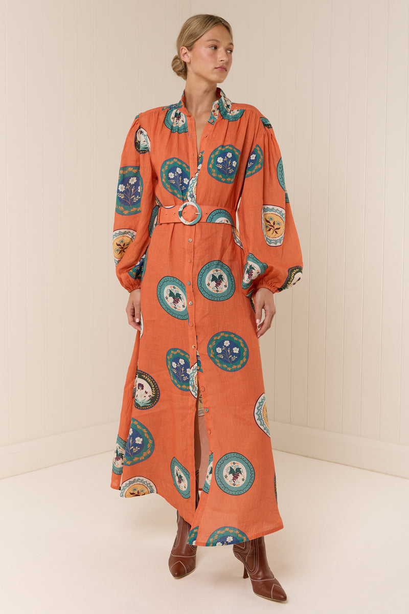 Noddy Dress Orange Plates