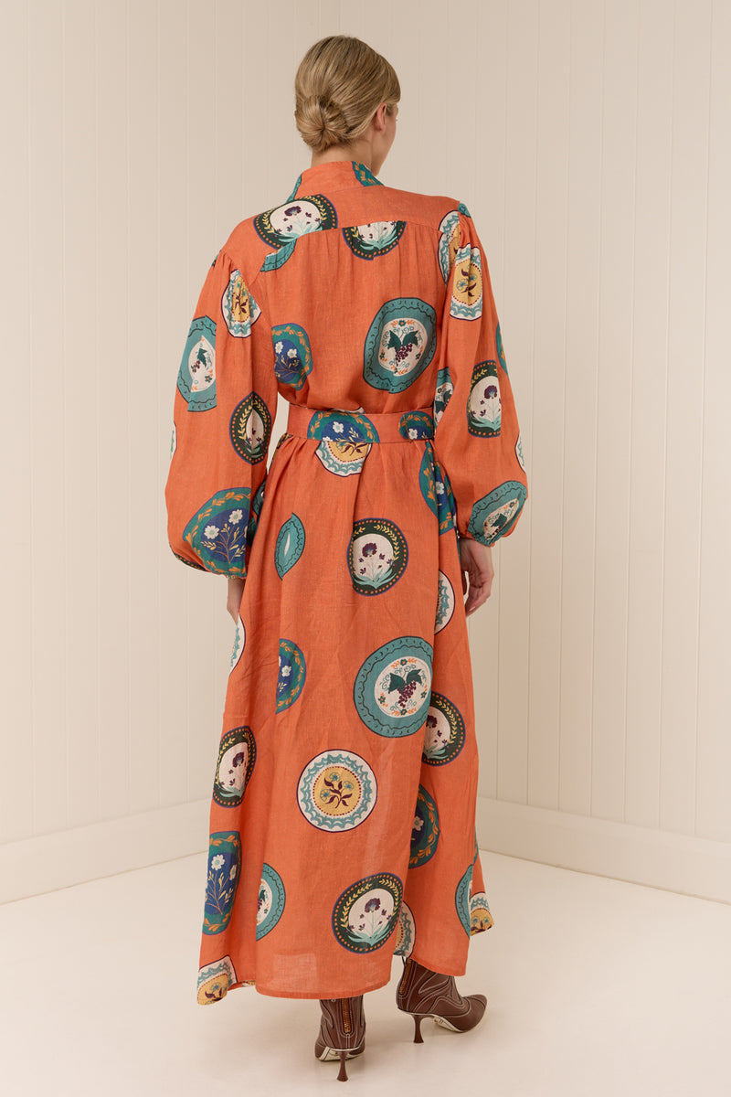 Noddy Dress Orange Plates