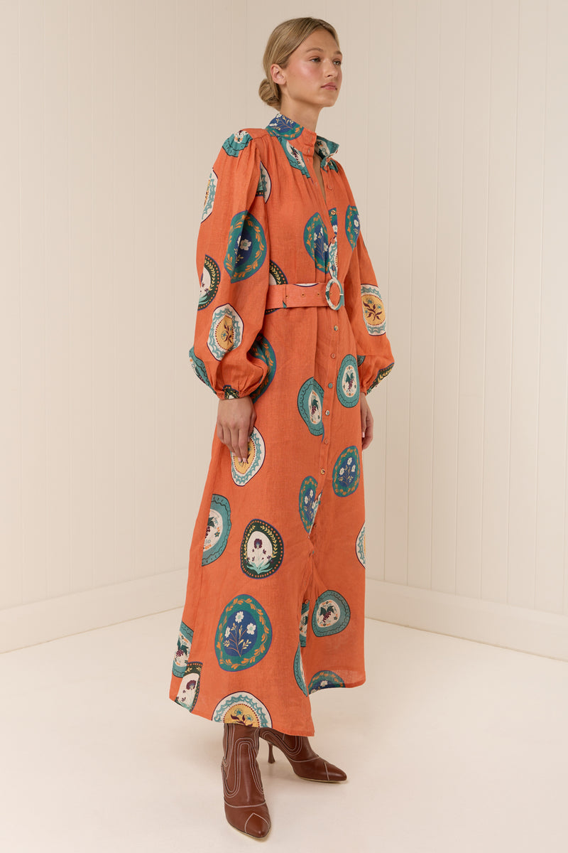 Noddy Dress Orange Plates