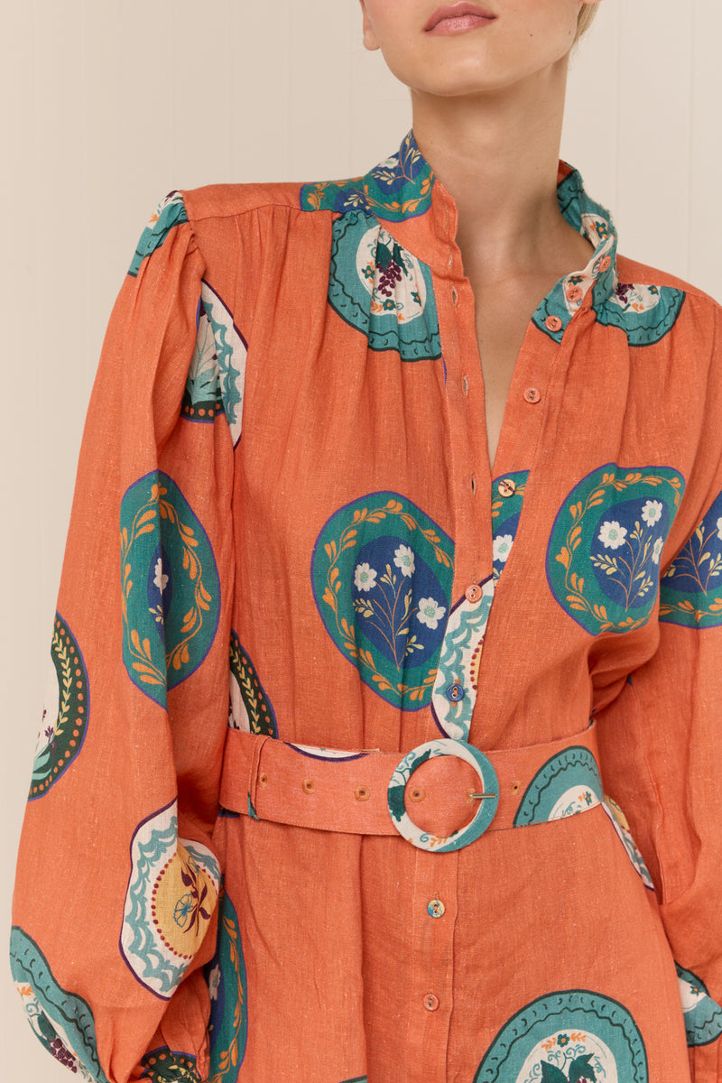 Noddy Dress Orange Plates