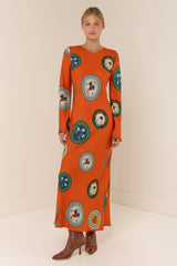 Roma Dress Orange Plates