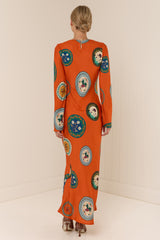Roma Dress Orange Plates