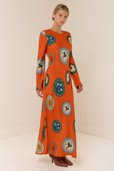 Roma Dress Orange Plates