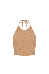 Snap Halter Top