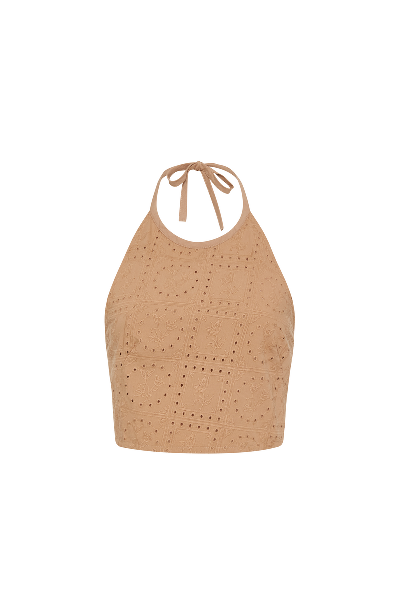 Snap Halter Top