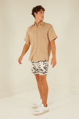 Palm Noosa Linen Holiday Leisure Shirt