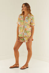 Palm Noosa Peggy PJS Cotton Poplin Noosa Tiles