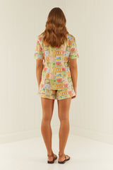 Palm Noosa Peggy PJS Cotton Poplin Noosa Tiles