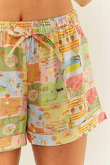 Palm Noosa Peggy PJS Cotton Poplin Noosa Tiles