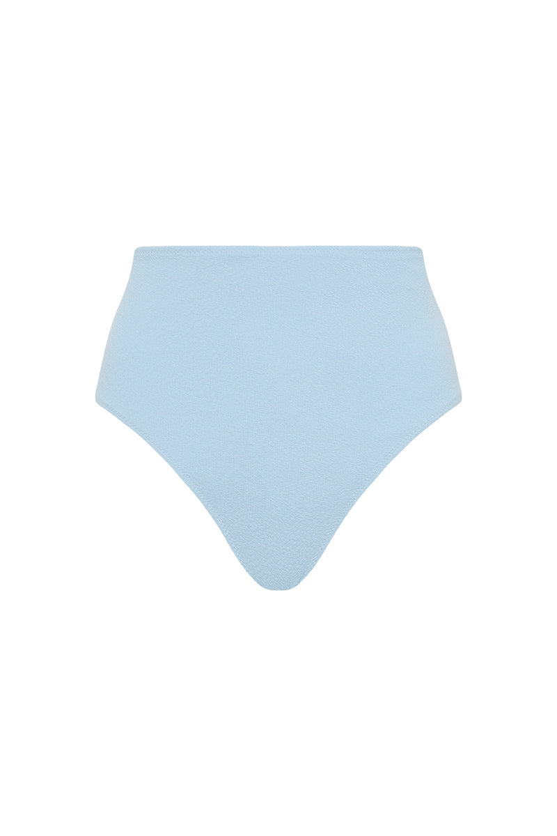 Palm Noosa High Waist Bikini Bottoms Nylon Blue